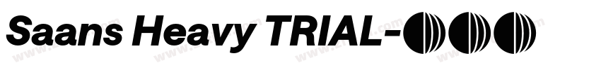 Saans Heavy TRIAL字体转换 Saans Heavy TRIAL字体转换